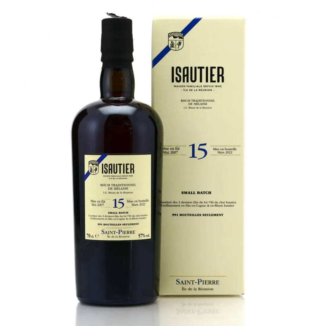 Bottle of Velier Isautier Small Batch 2007