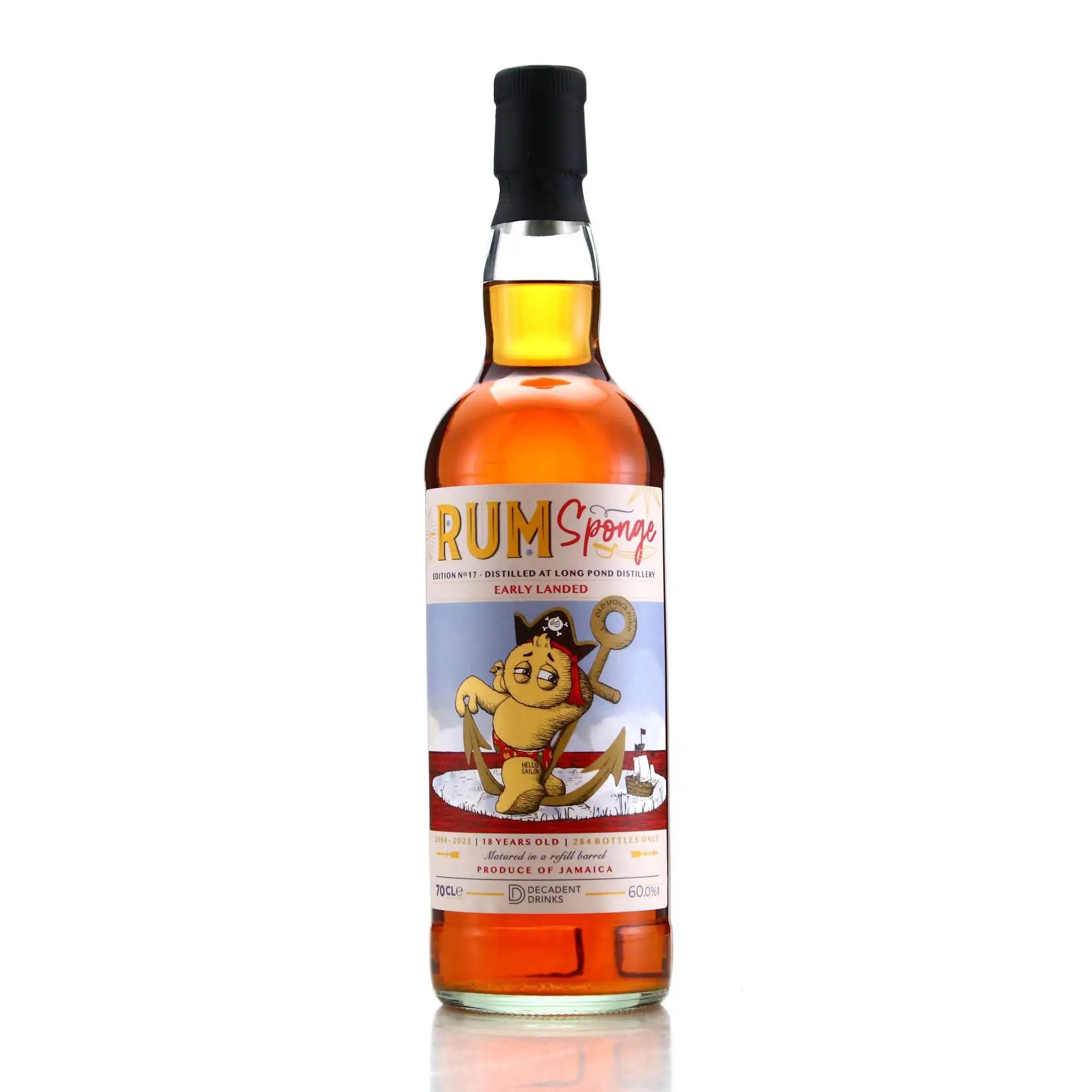 Bottle of Long Pond Rum Sponge No. 17 ITP 2004