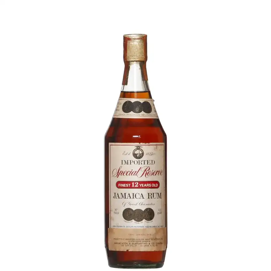 Bottle of J. Wray & Nephew LTD. Special Reserve Finest Jamaica Rum 1970s