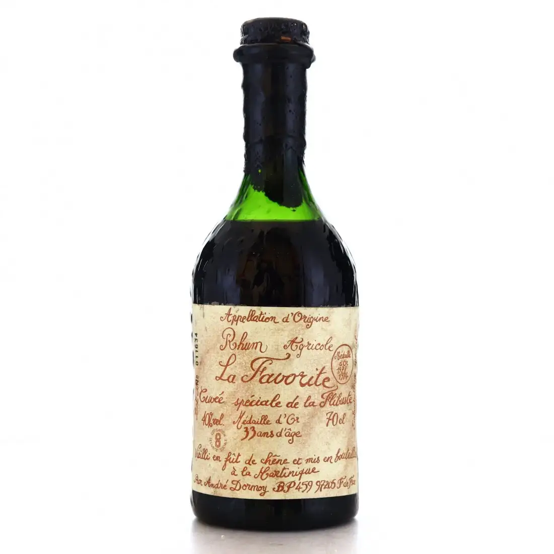 High resolution image of La Favorite La Flibuste Old Cuvee Speciale 1977