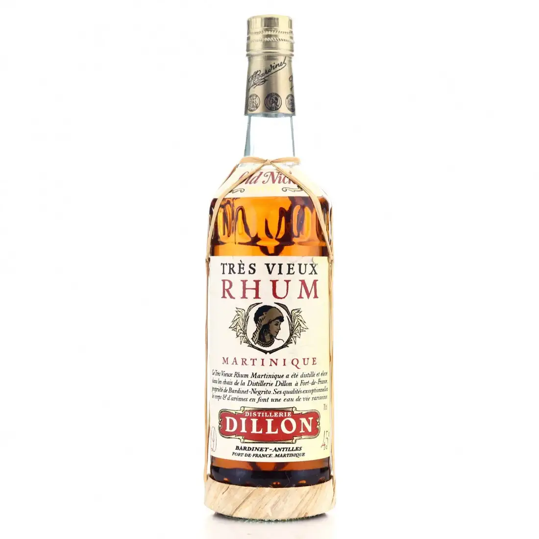 High resolution image of Dillon Old Nick Très Vieux Rhum 1968