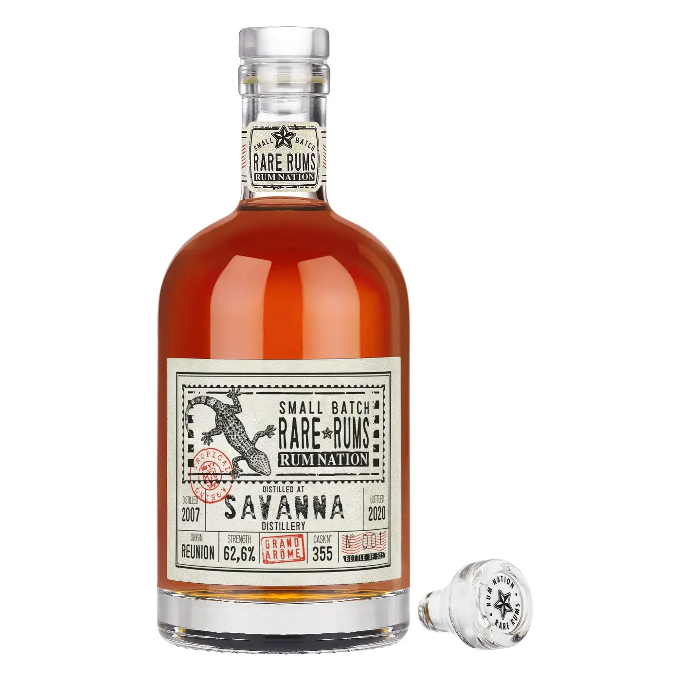 High resolution image of Rum Nation Savanna Small Batch Rare Rums Grand Arôme 2007
